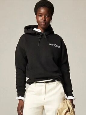 J. Crew Black New Yorker Hoodie